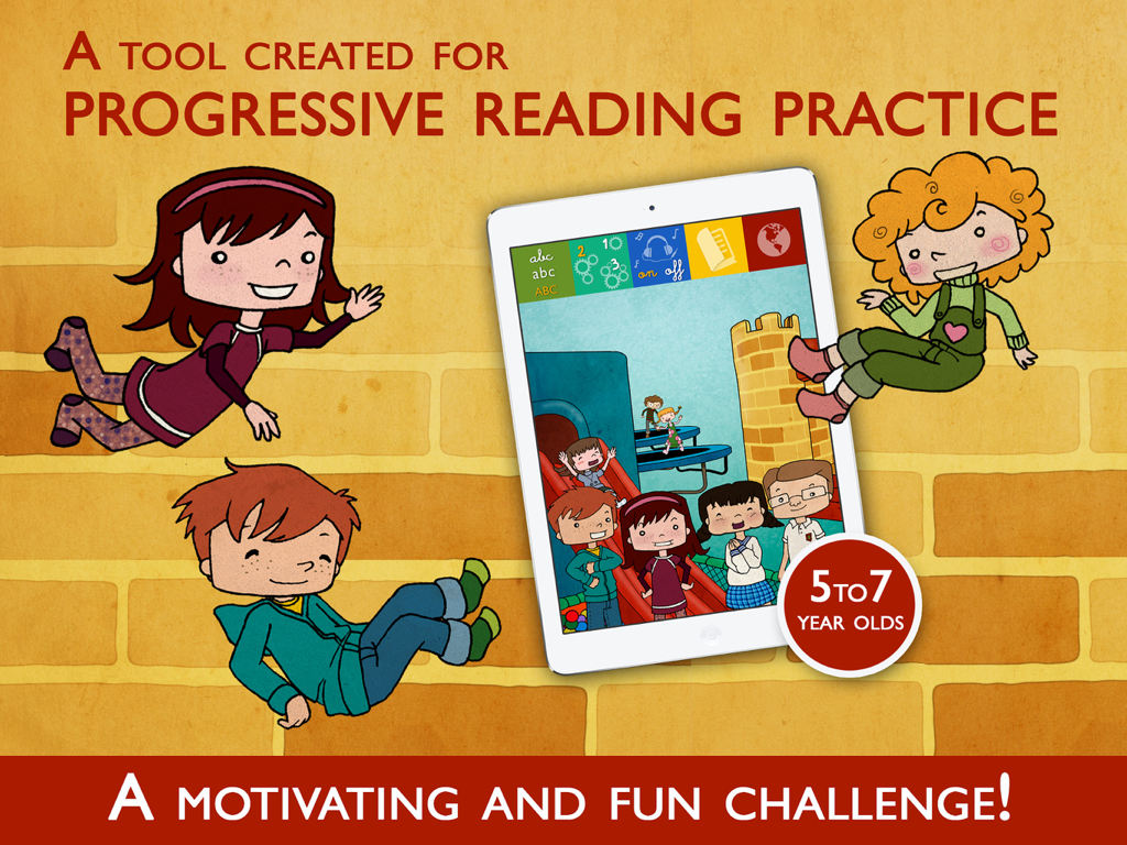 Teach Me to Read with Lucia - Teach Me to Read with Lucia app for progressive reading practice for children aged 5 to 7