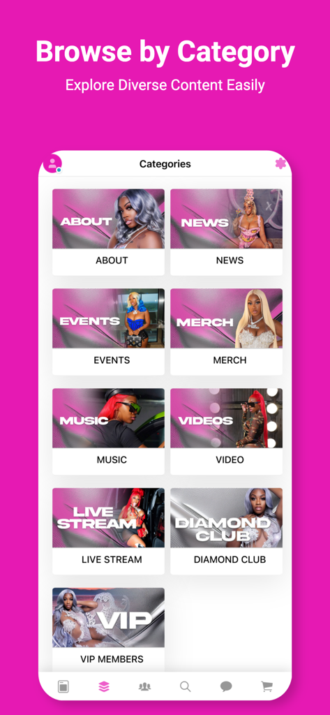 Diamond The Body - Social Networking App | MWM