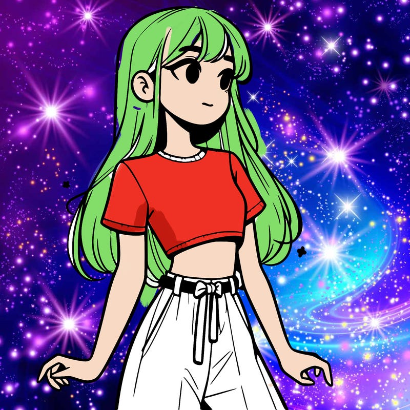 girl in a cute crop top