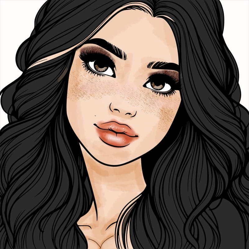 beautiful realistic girl