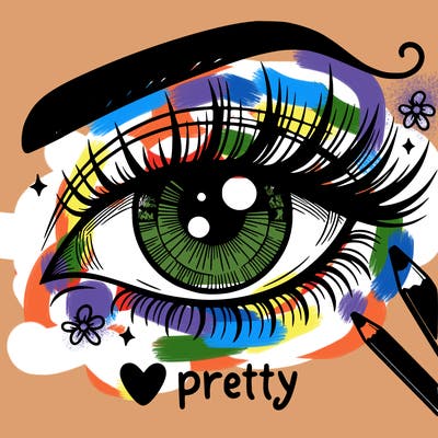 pretty eye