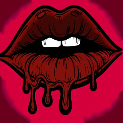 lips that look realistic and drip