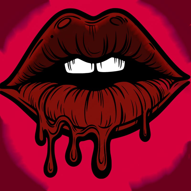 lips that look realistic and drip