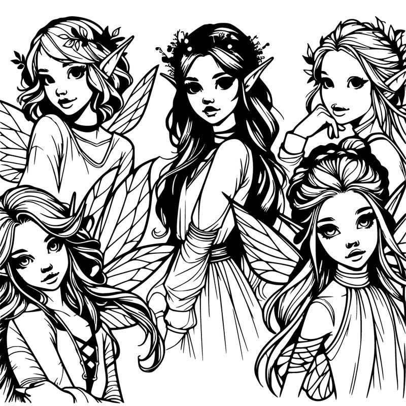 realistic fae girls