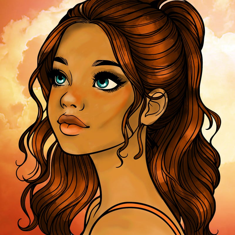 beautiful realistic girl