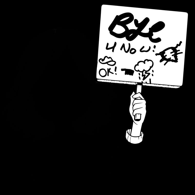 realistic girl holding up a sign