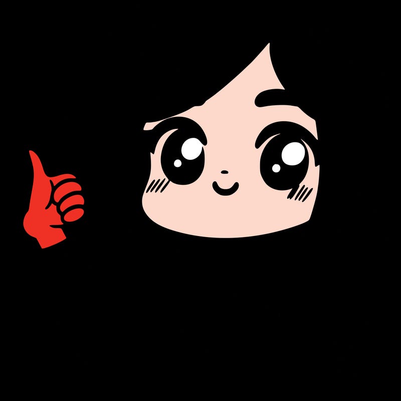 a girl holding a 100 likes sign