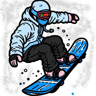 snowboarding