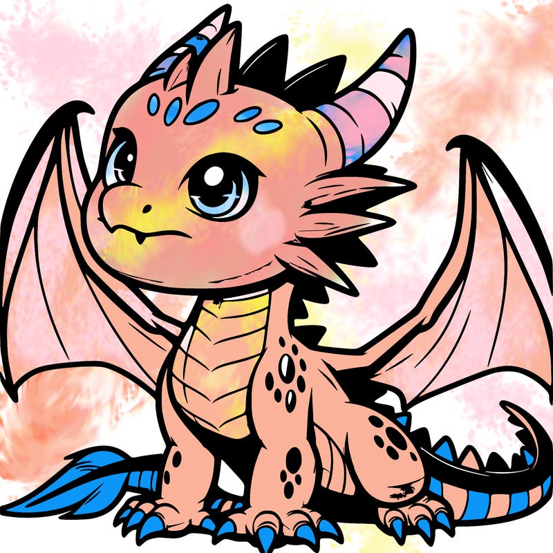 fierce baby night dragon