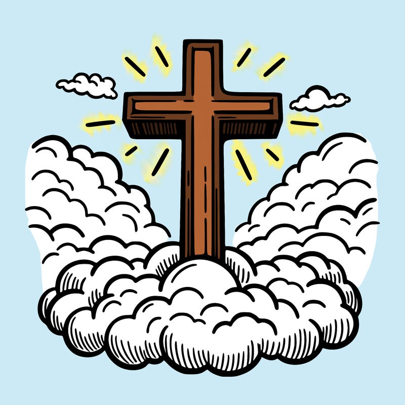 cross in heaven