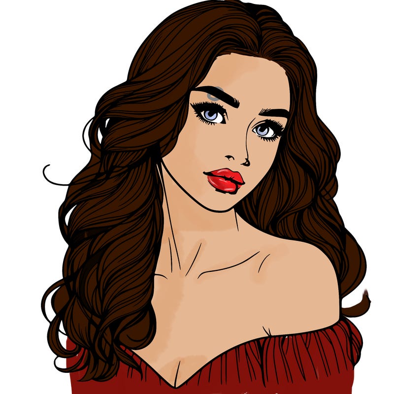 beautiful realistic girl