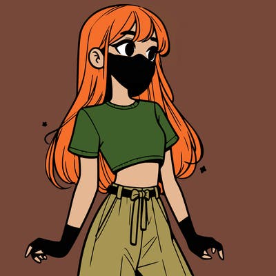 girl in a cute crop top