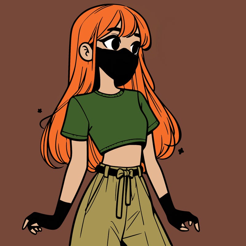 girl in a cute crop top
