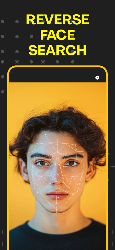 CATFISH FINDER - Reverse face search feature in Catfish Finder app using facial recognition mapping