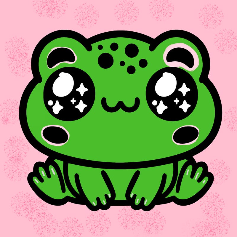 kawaii frog