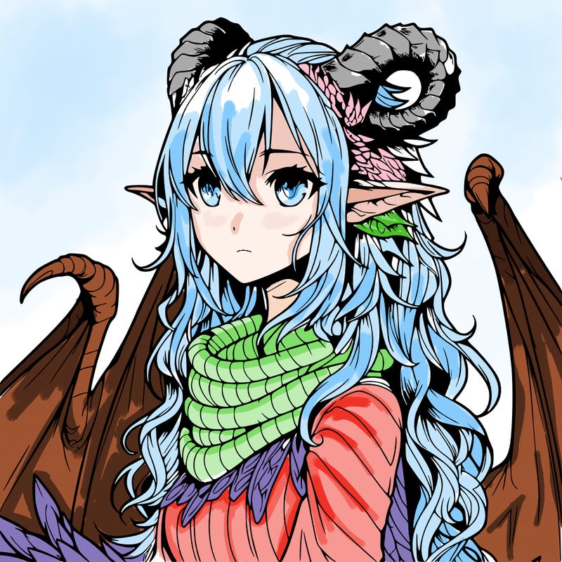 dragon girl realistic fantasy