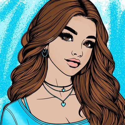 detailed realistic girl