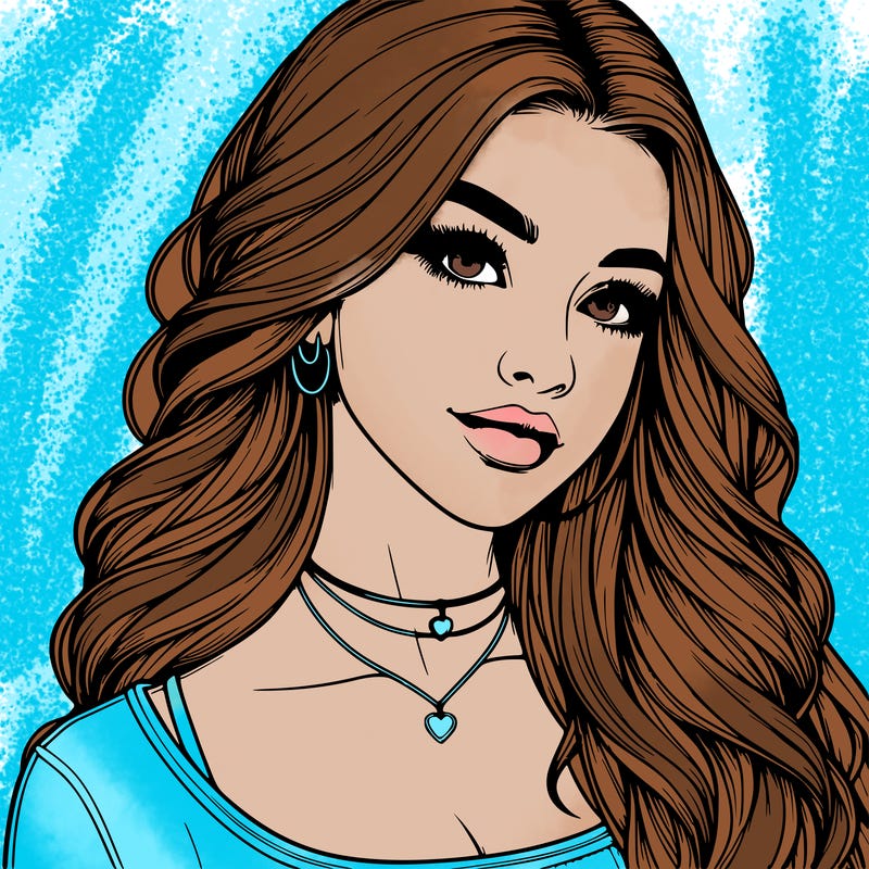 detailed realistic girl