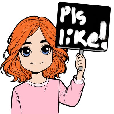 realistic girl holding up a sign