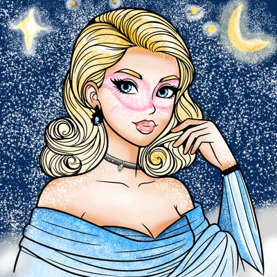 an elegant woman