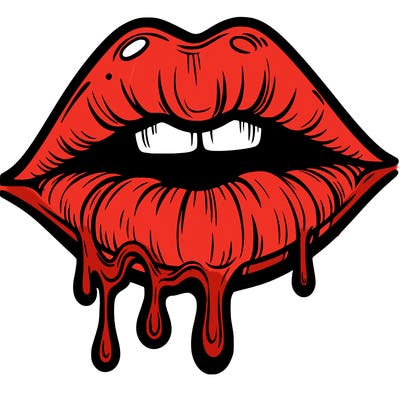 lips that look realistic and drip