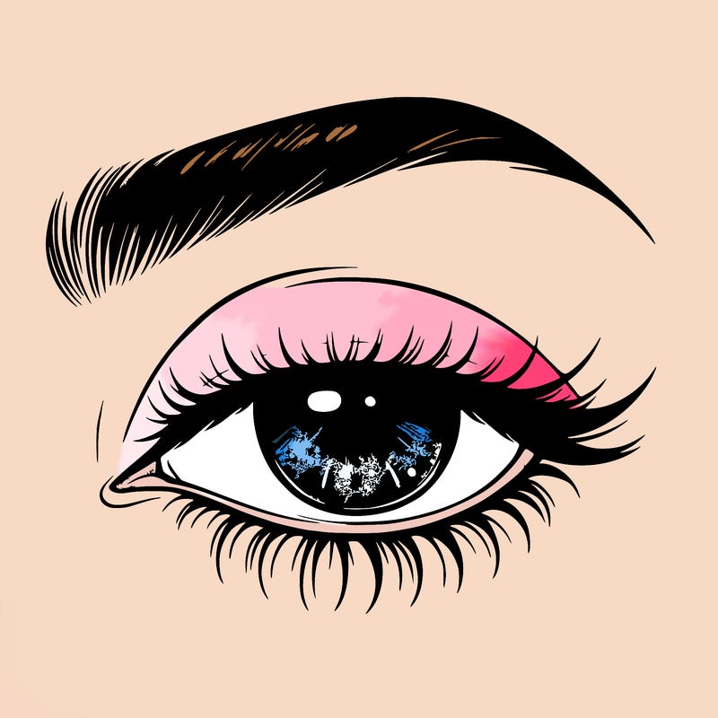 eye closed realistic