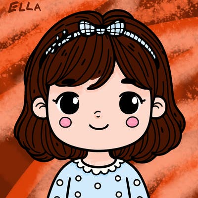 5-year-old girl with brown hair