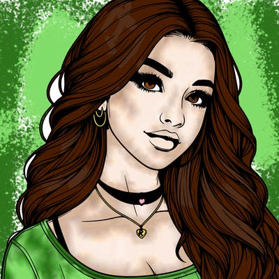 detailed realistic girl