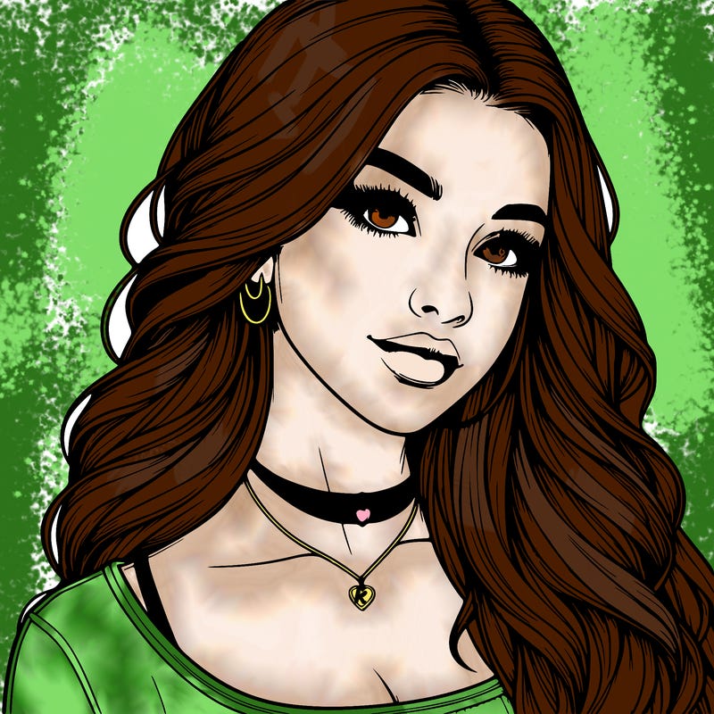 detailed realistic girl