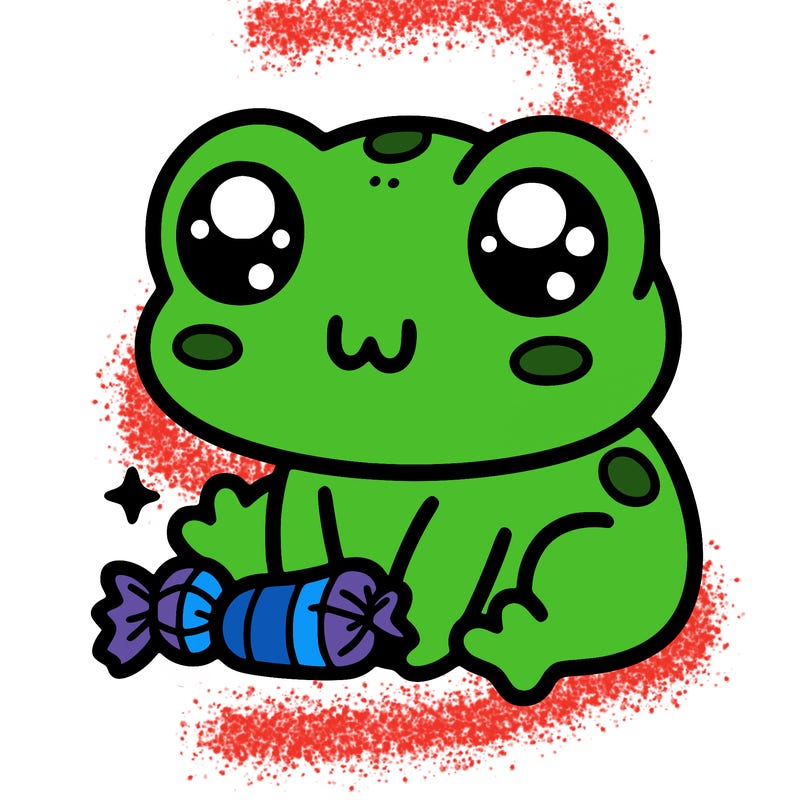 cute cute cute frog