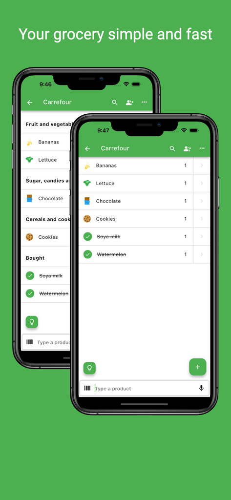 Grocery shared list and pantry - Shopping App | MWM
