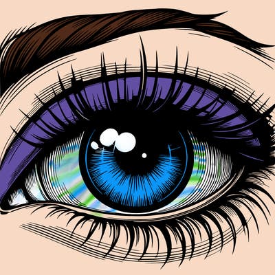 realistic eye