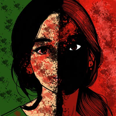 beautiful realistic asian woman