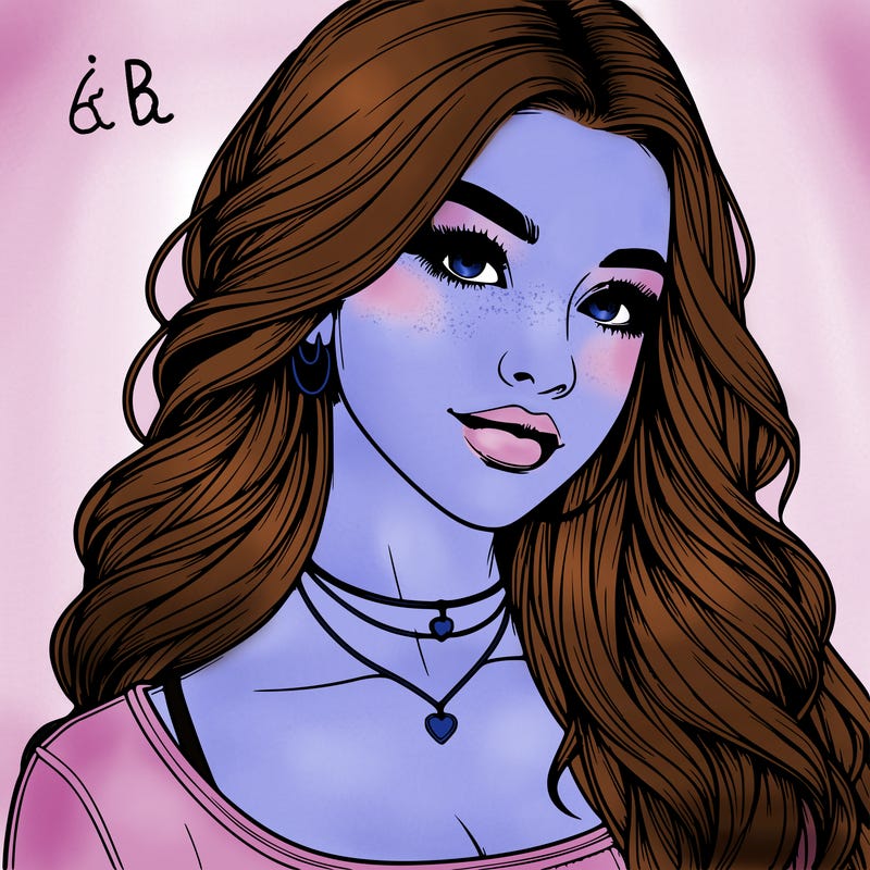 detailed realistic girl