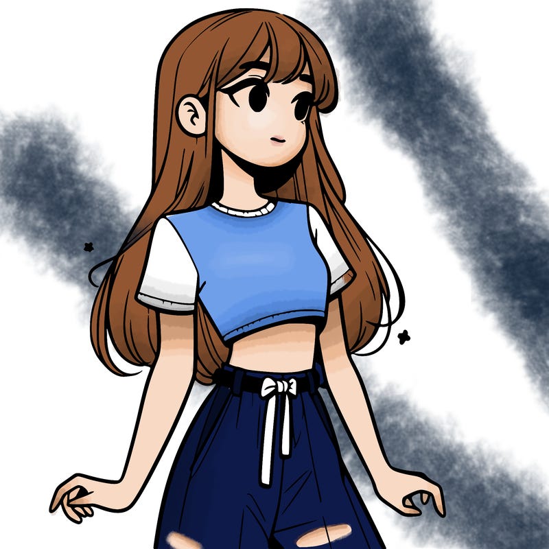 girl in a cute crop top