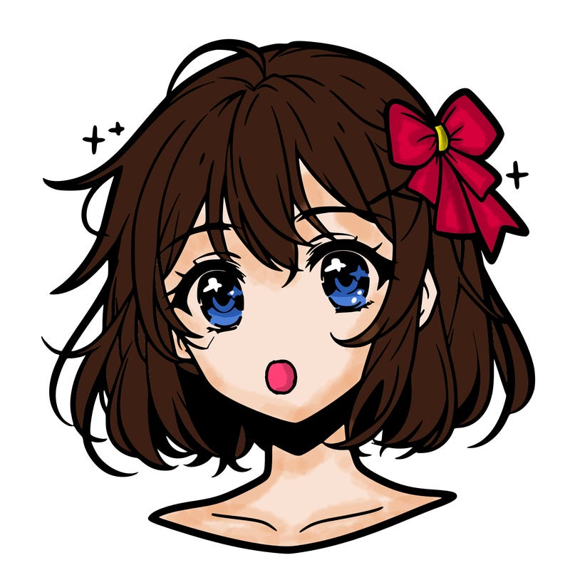anime girl face