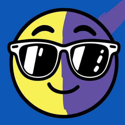 emoji with sunglasses