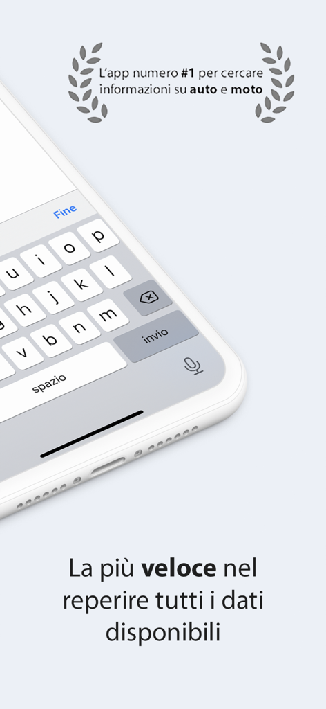 Targa Scan mobile app screen showing the interface for searching vehicle and license plate information.
