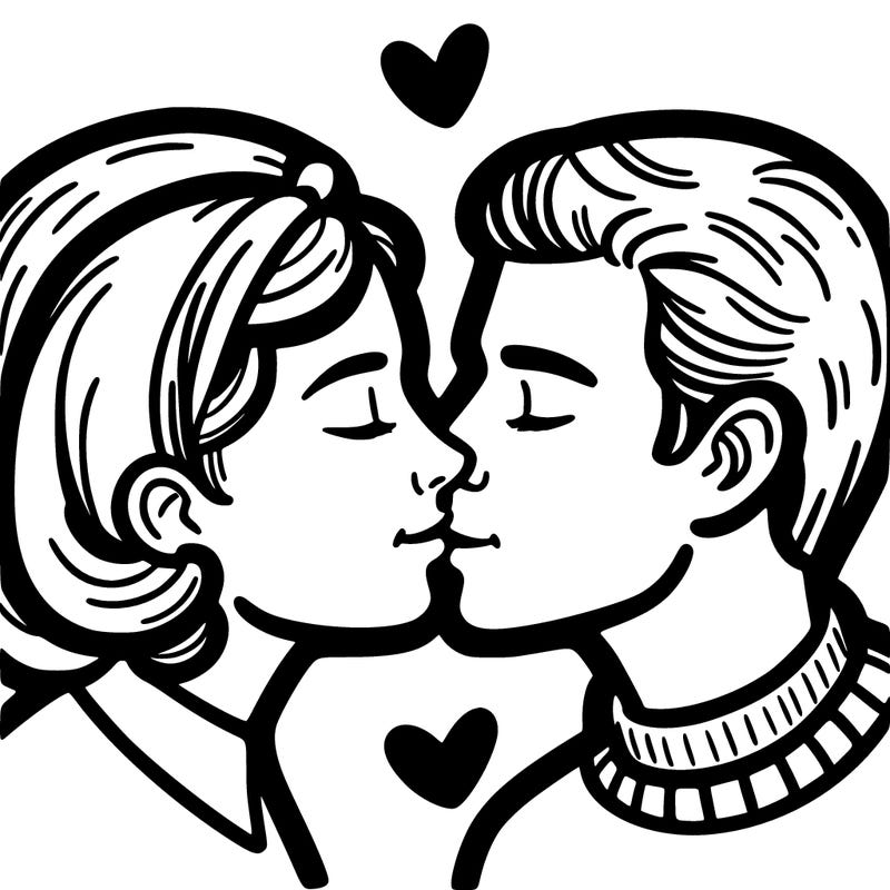 people kiss