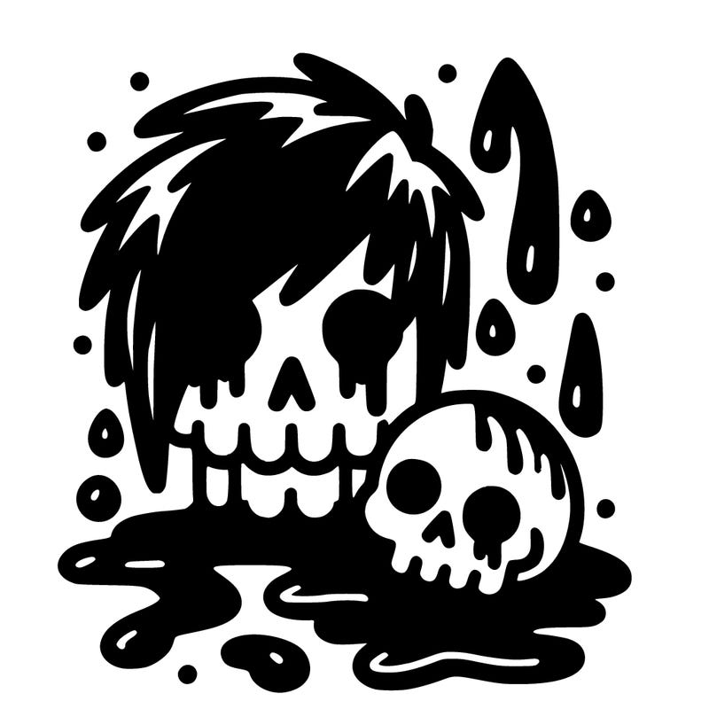 emo, death, blood, sckels