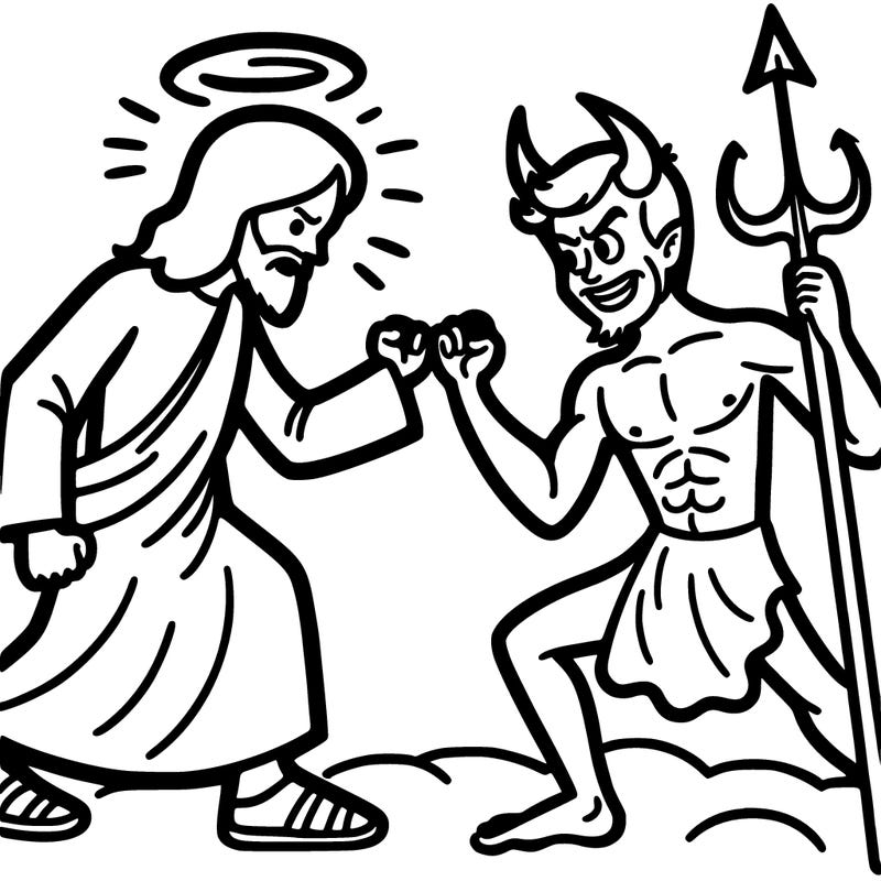 jesus versus the devil