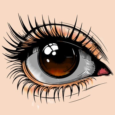 realistic eye