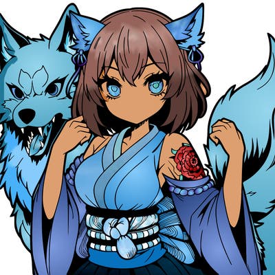 anime werewolf girl