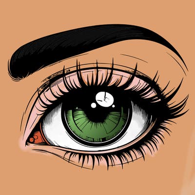 realistic eye