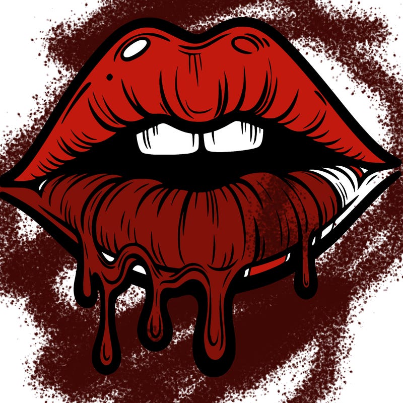 lips that look realistic and drip