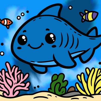 cute shark
