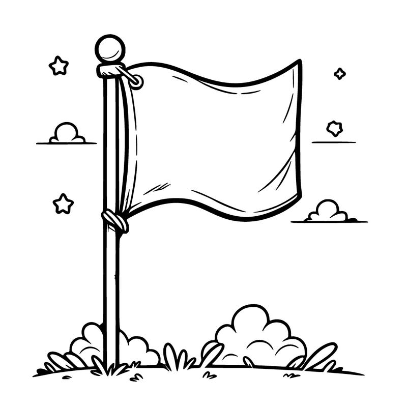 blank flag