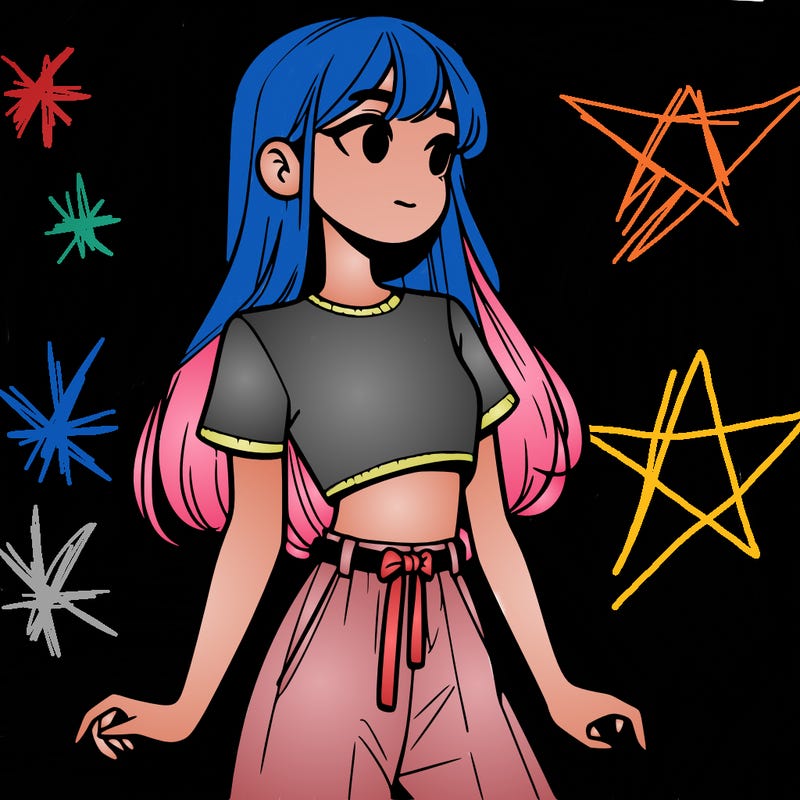 girl in a cute crop top