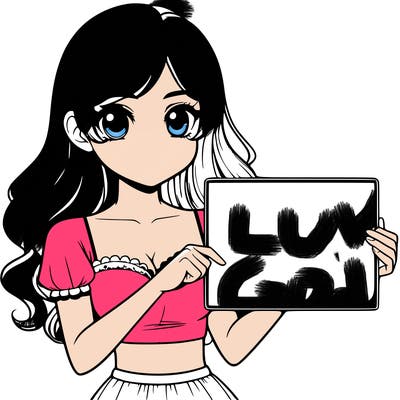 realistic pretty girl holding blank sign