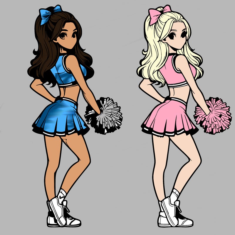 realistic cheerleader
